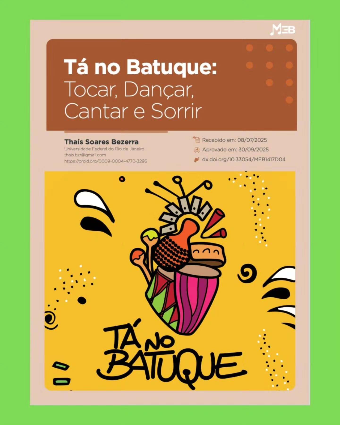 Metodologia Tá no Batuque